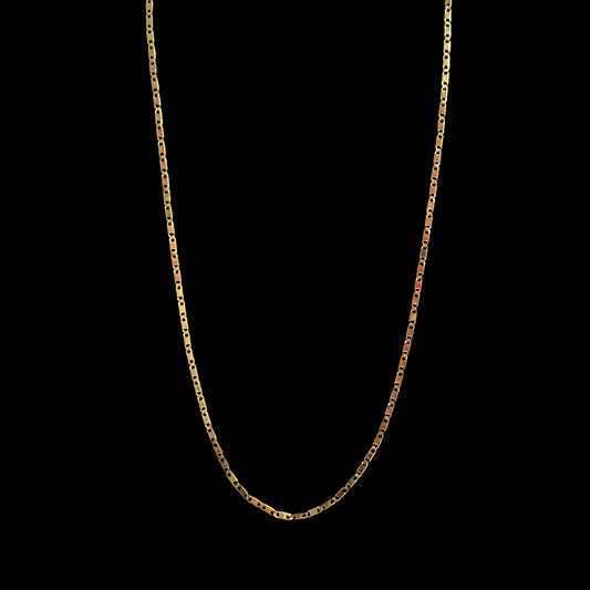 GOLD SMALL MARINER CHAIN -1.5MM