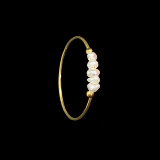 TINY FRESHWATER PEARL RING