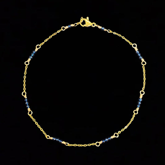 NEOMA ANKLET - SAPPHIRE